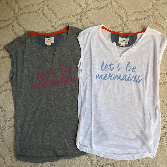 Set of two brand new Sperry “let’s be mermaids” lightweight tees - Picture 1 of 3